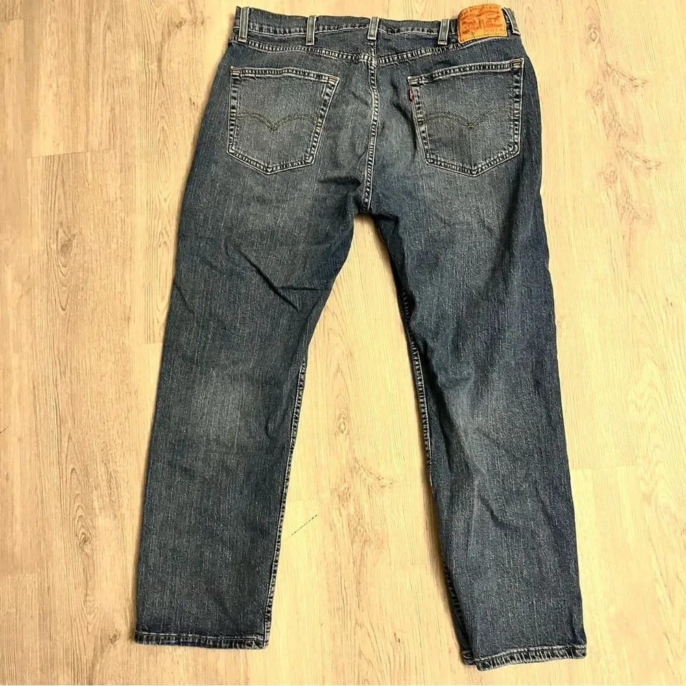 Levi’s 505 Regular Fit Jeans Glowing - Medium Wash - Stretch Size W38 x L30